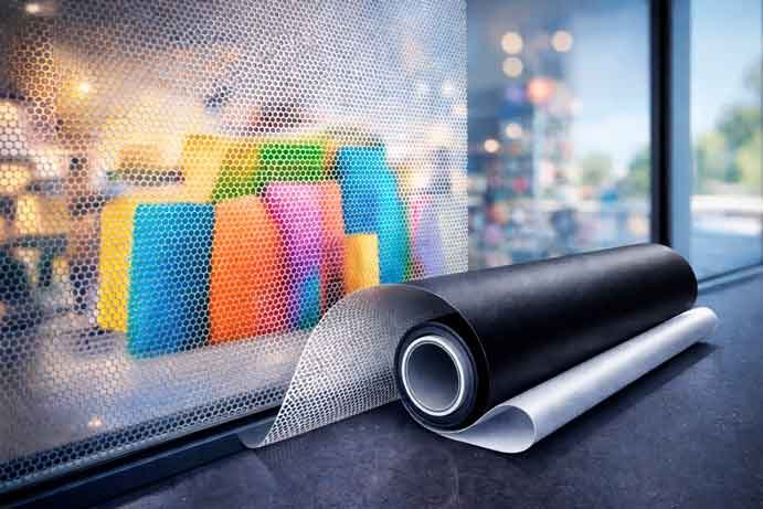 Adesivo Vinil Microperfurado